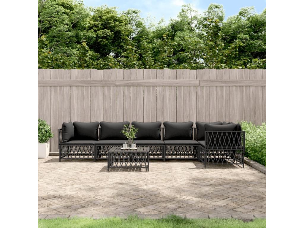 Anthracite Outdoor Furniture Set - dlz1766585622126