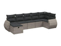 Gray Woven Resin Wicker Outdoor Furniture Set - dlz1766585903033