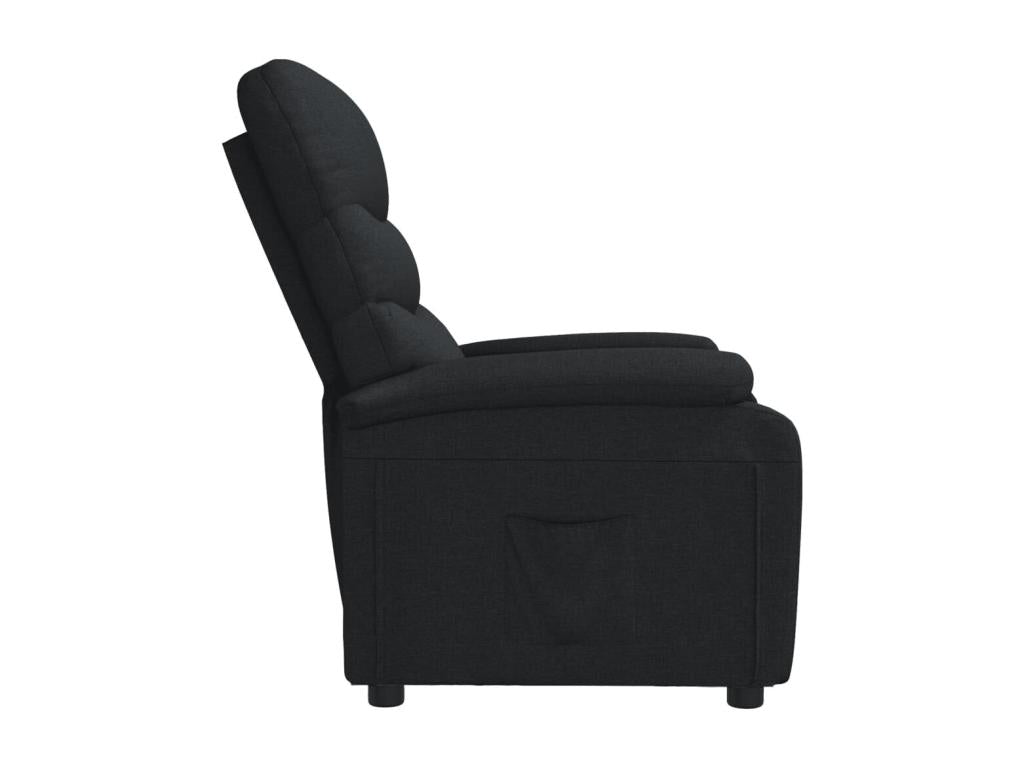 Black Fabric Accent Chair
