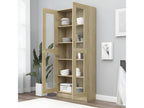 Brown Oak Wood Wardrobe, 82.5 x 30.5 x 185.5 cm