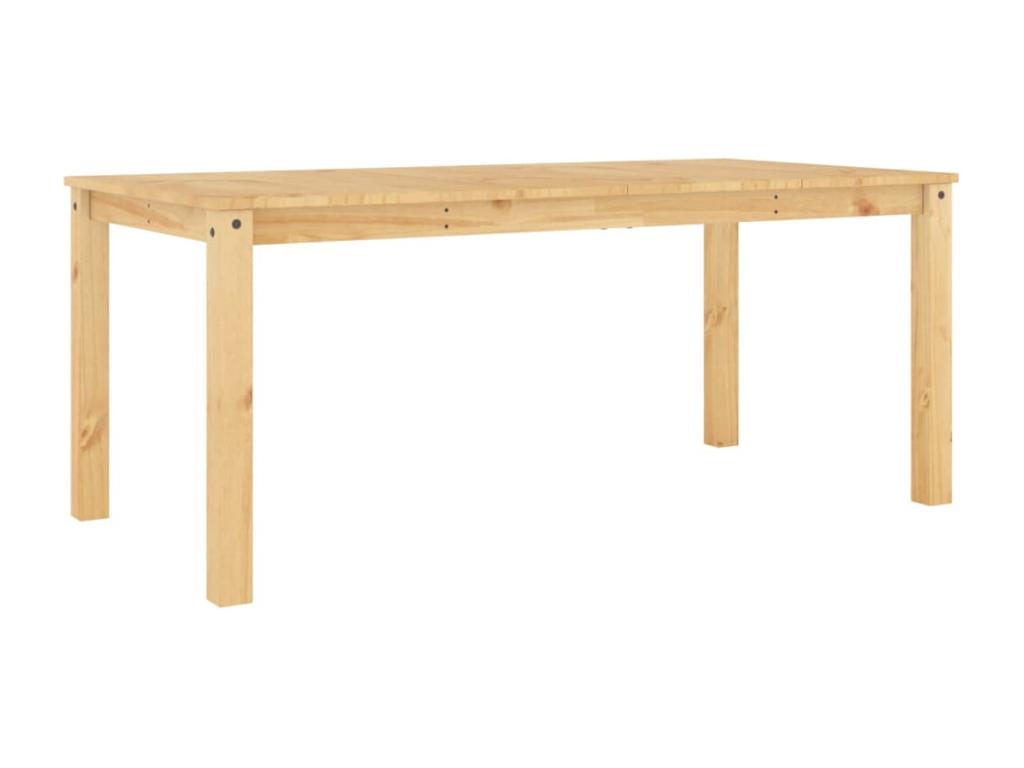 Brown Solid Wood Dining Table, 180 x 90 x 75 cm