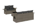 Gray Woven Resin Wicker Outdoor Furniture Set - dlz1766585915392
