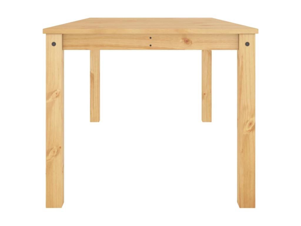 Brown Solid Wood Dining Table, 180 x 90 x 75 cm