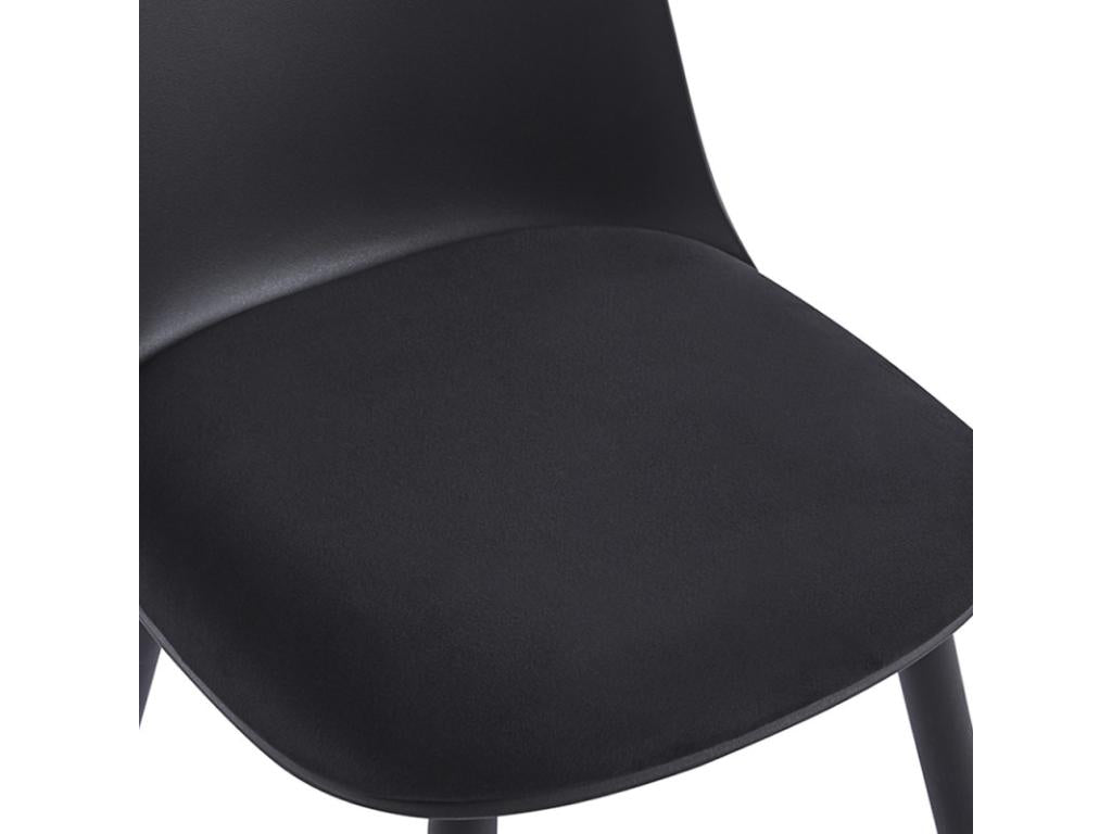 Black Velvet Chair - dlz1766585930242