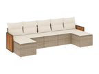 Beige Woven Resin Wicker Outdoor Furniture Set - dlz1766585833820