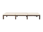 Brown Chaise Lounge, 195 x 60 x 22 cm