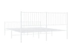 White Metal Bed Frame, 180 x 200 cm - dlz1766585847103