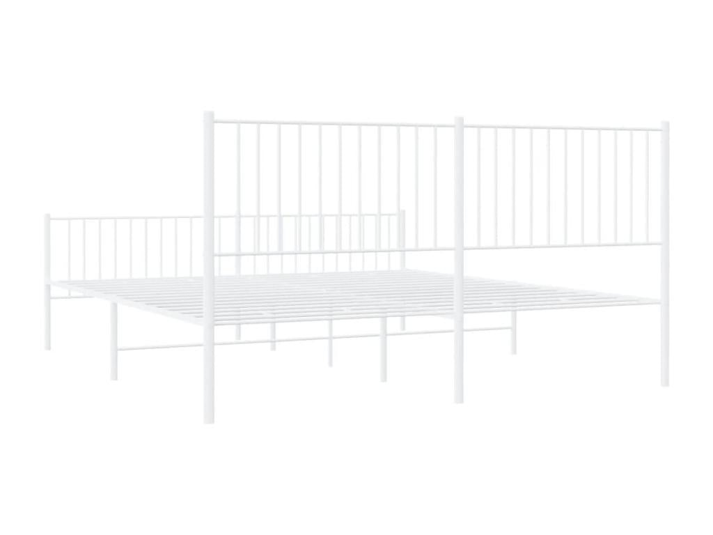 White Metal Bed Frame, 180 x 200 cm - dlz1766585847103