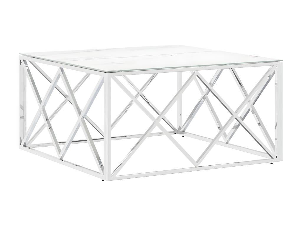 Glass Coffee Table, 80 x 80 x 40 cm