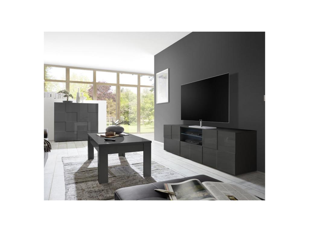Gray TV Stand