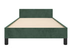 Green Velvet Bed Frame, 80 x 200 cm