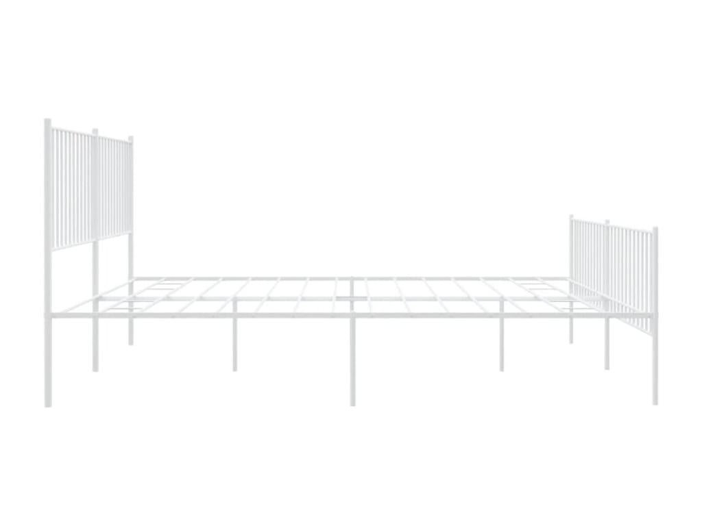 White Metal Bed Frame, 180 x 200 cm - dlz1766585847103