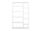 White Metal Bookcase