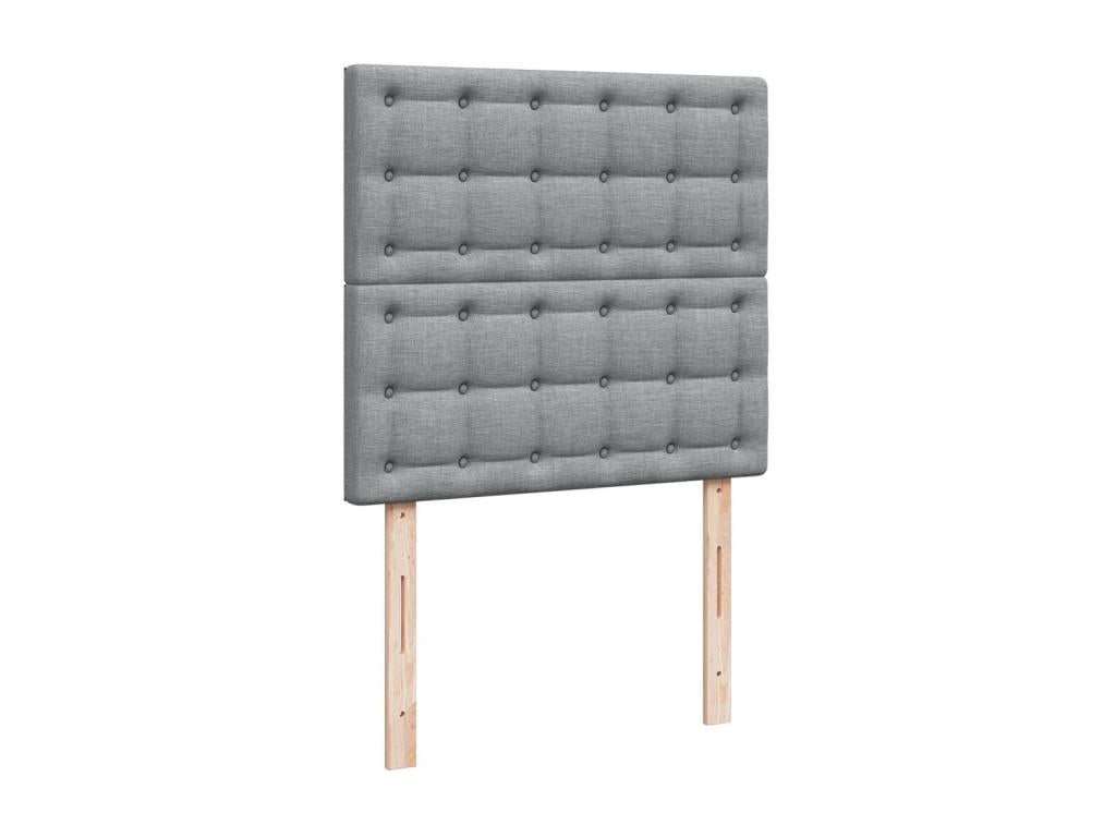 Gray Fabric Mattress, 100 x 200 cm