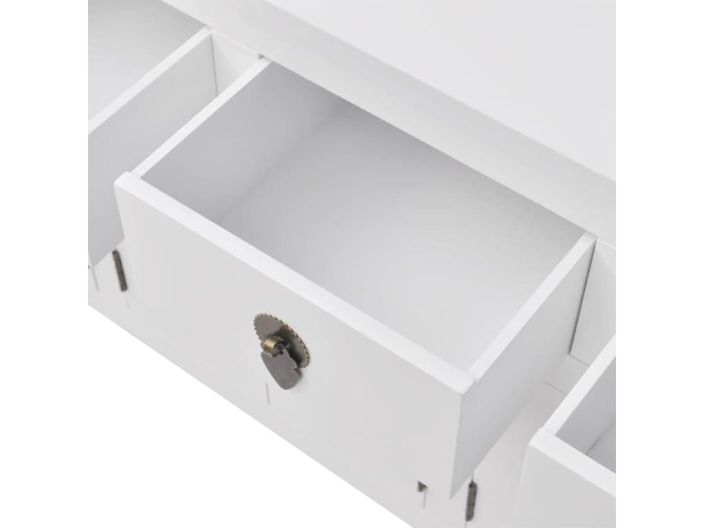 White Solid Wood Sideboard