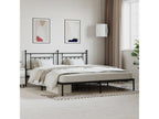 Black Metal Bed Frame, 193 x 203 cm
