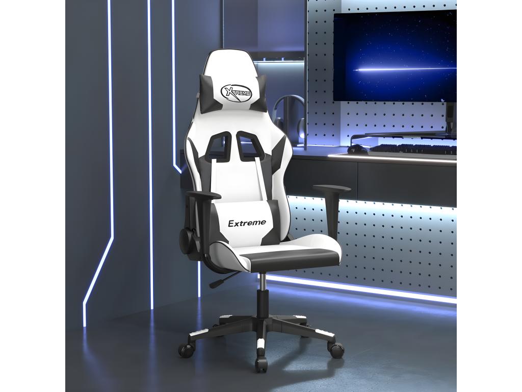 Black Faux Leather Chair