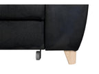 Black Velvet Sofa Bed