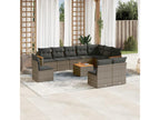 Gray Woven Resin Wicker Outdoor Furniture Set - dlz1766585979810