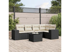 Black Woven Resin Wicker Outdoor Furniture Set - dlz1766585782888