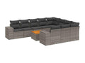Gray Woven Resin Wicker Outdoor Furniture Set - dlz1766585593328