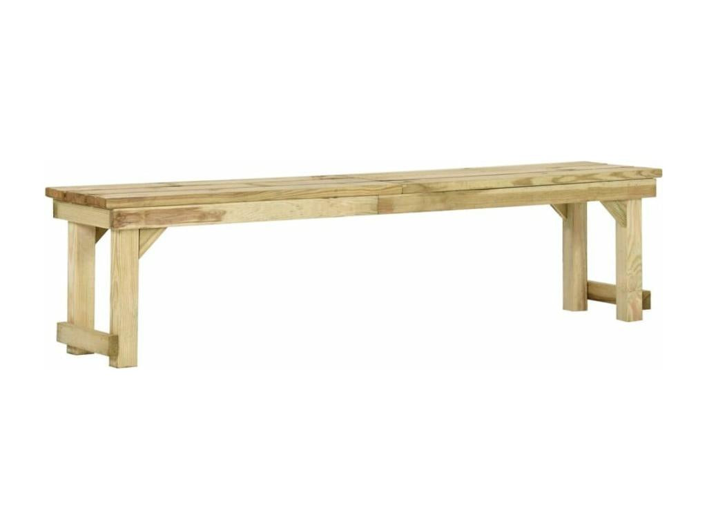 Natural Pine Wood Bench
