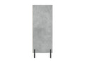 Gray Engineered Wood Wardrobe, 69.5 x 32.5 x 90 cm