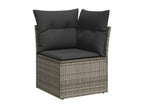Gray Woven Resin Wicker Outdoor Furniture Set - dlz1766585979810