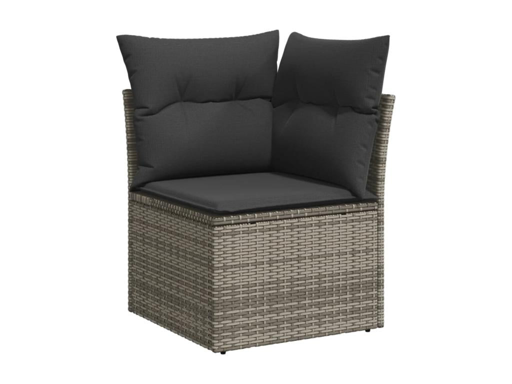 Gray Woven Resin Wicker Outdoor Furniture Set - dlz1766585979810