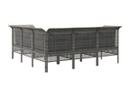 Gray Woven Resin Wicker Outdoor Furniture Set - dlz1766585500822