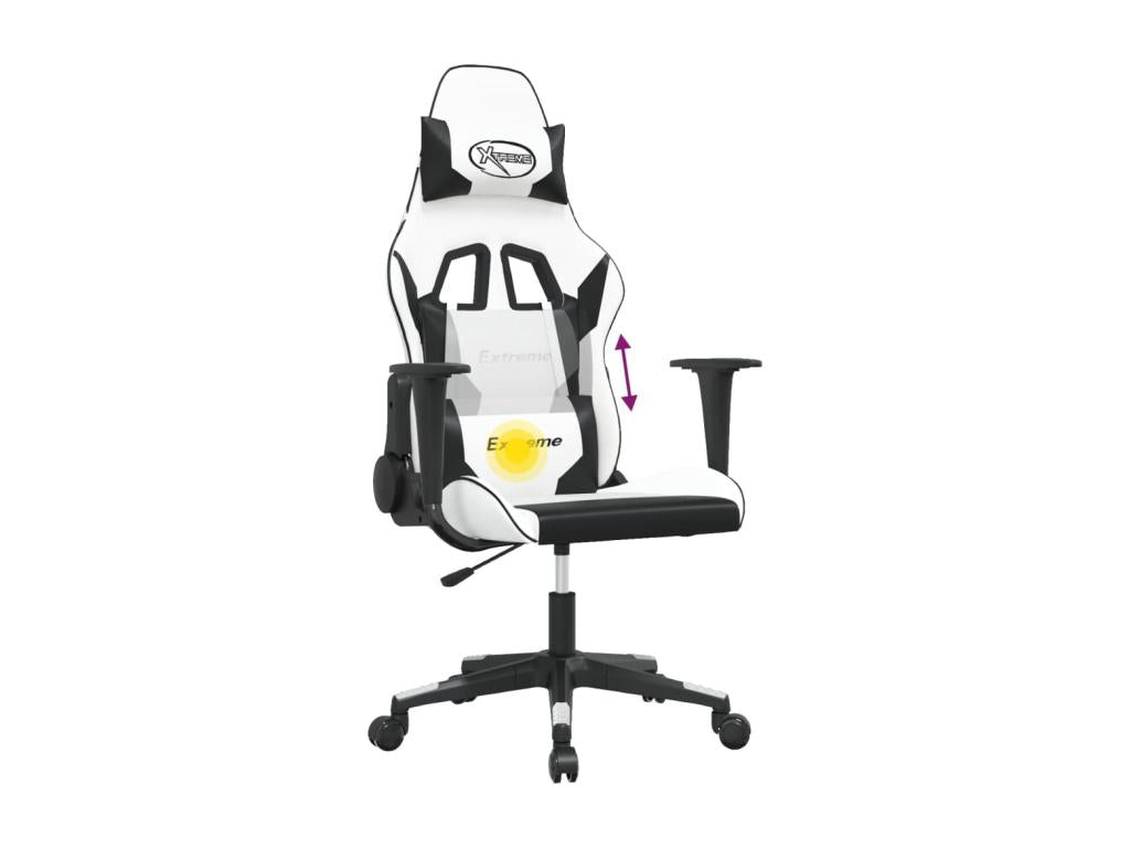 Black Faux Leather Chair