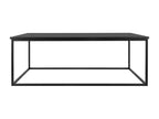 Black Metal Coffee Table, 110 x 59 cm