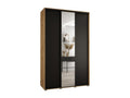 Black Wardrobe, 160 x 60 x 235.2 cm - dlz1766585575536