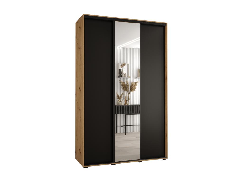 Black Wardrobe, 160 x 60 x 235.2 cm - dlz1766585575536