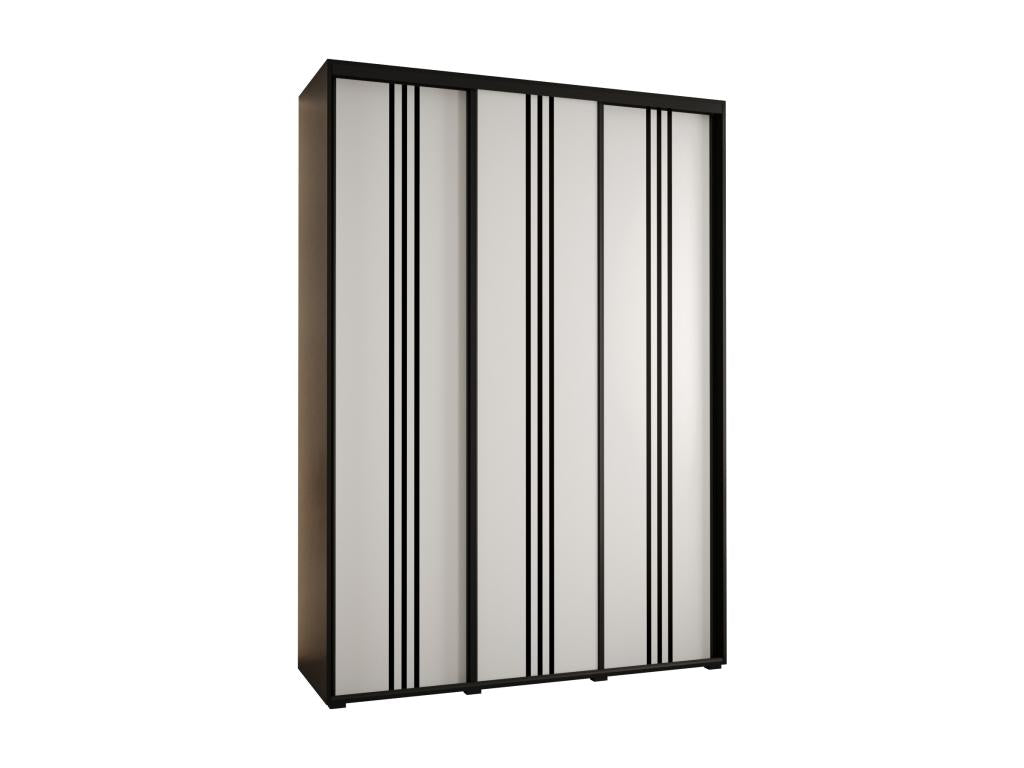 Black Wardrobe, 170 x 45 x 235.2 cm