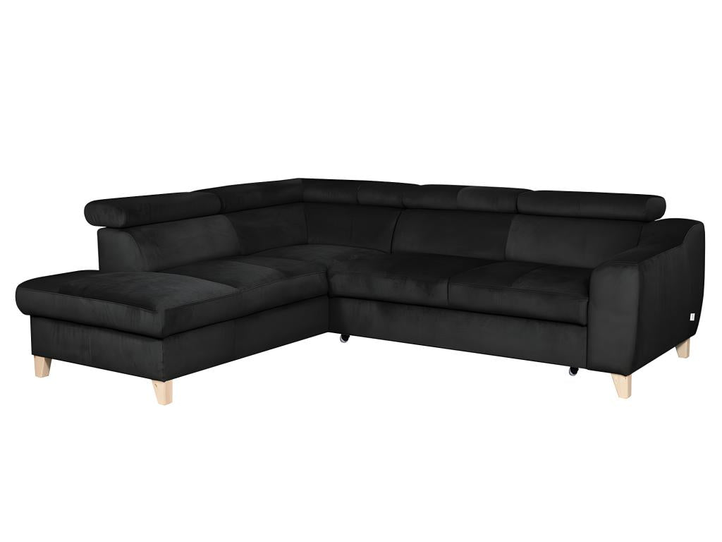 Black Velvet Sofa Bed
