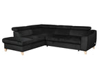 Black Velvet Sofa Bed