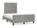 Gray Bed Frame, 120 x 200 cm