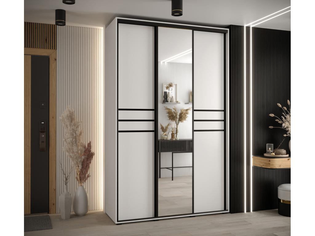 Black Wardrobe, 160 x 45 x 235.2 cm