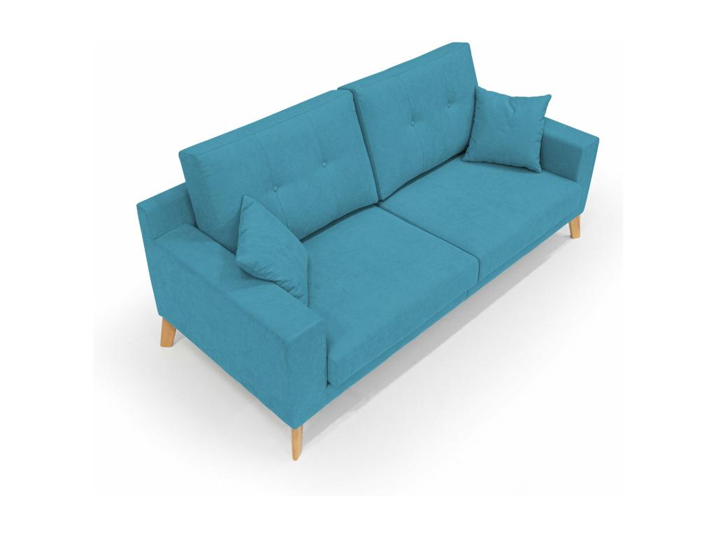 Blue Fabric Sofa